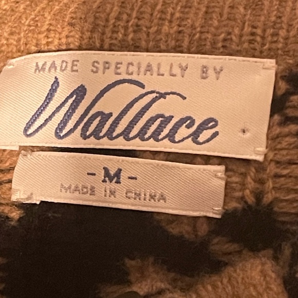 Madewell Wallace Black and Tan Wool Houndstooth Cardigan Size Medium - Picture 8 of 11